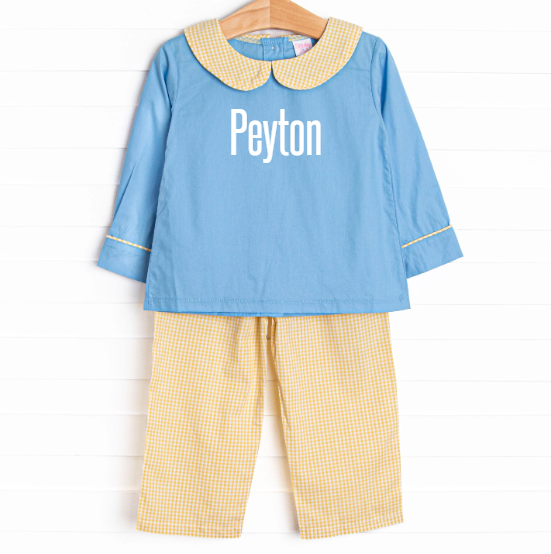 Peyton Pant Set, Yellow