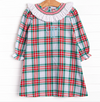 Home for the Holiday's Smocked Dress, Red