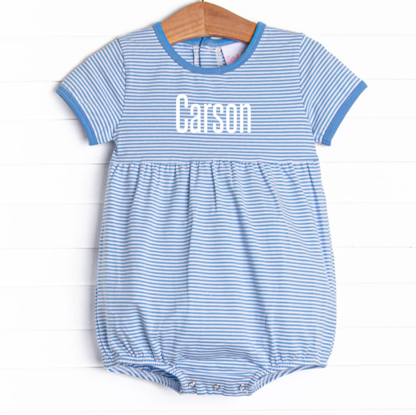 Carson Bubble, Medium Blue Stripe