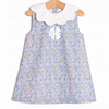 Poppy Fields Dress, Blue