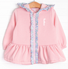 Francesca Florals Zip-Up Jacket, Pink