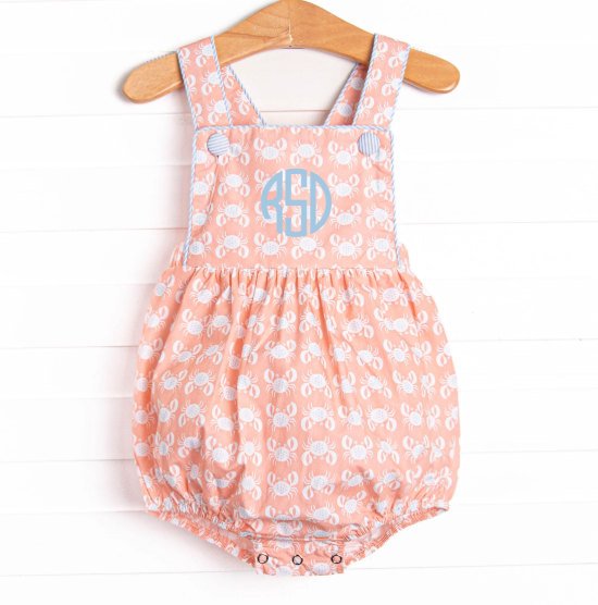 Palm Beach Pinchers Sunsuit, Orange