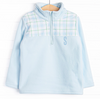 Patton Fleece Pullover, Blue