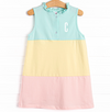 Color Block Clara Dress, Aqua