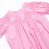 Easter Wishes Smocked Bishop Dress, Pink