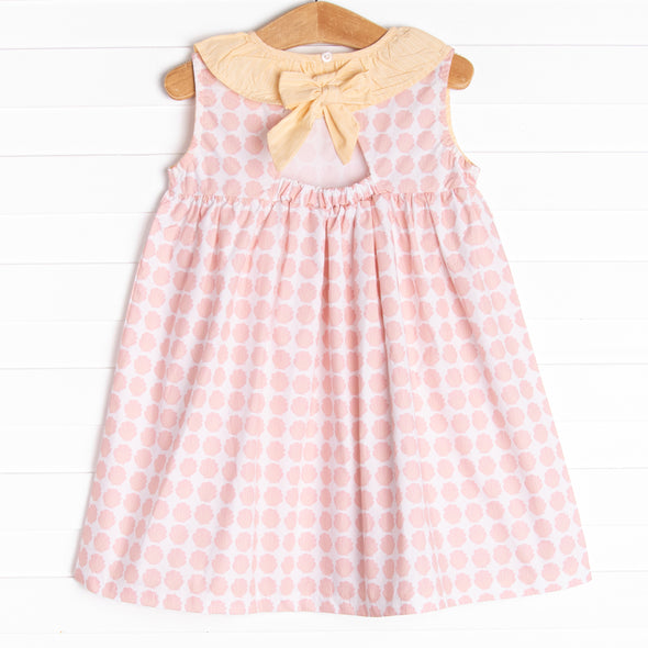 Shells By The Sea Dress, Pink