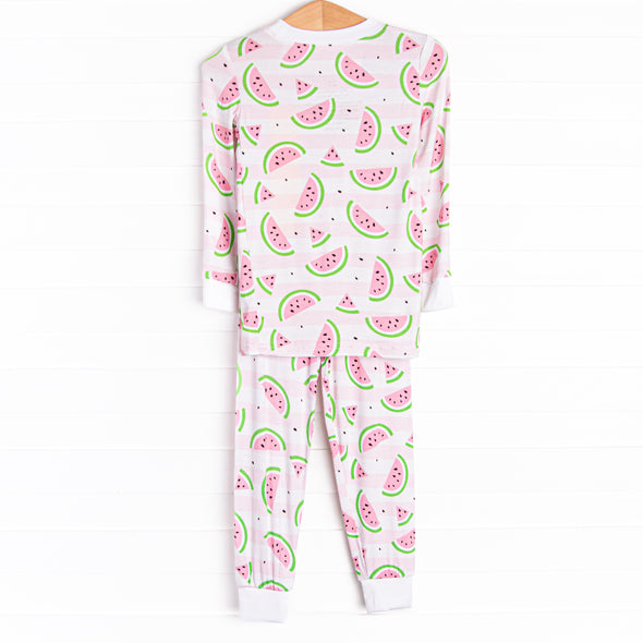 Sweets and Sleeps Bamboo Pajama Set, Pink