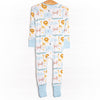 Wild Friends Bamboo Zippy Pajama, Blue