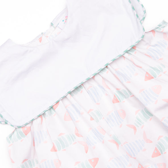 Watercolor Wonders Dress, Mint