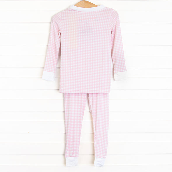 Tickled Pink Bamboo Pajama Set, Pink