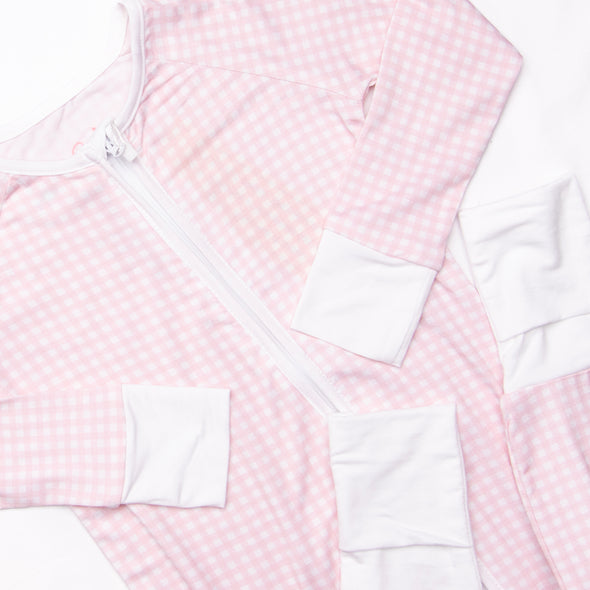 Tickled Pink Bamboo Zippy Pajama, Pink