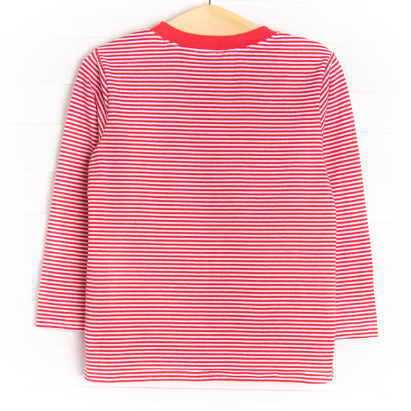 Mr. Mixer Applique Shirt, Red Stripe