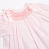 Bow Me Away Smocked Bubble, Pink