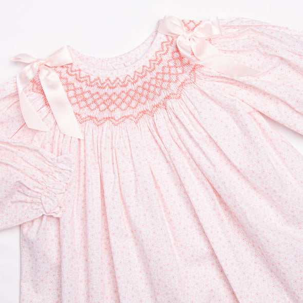 Bow Me Away Smocked Legging Set, Pink