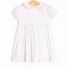 Poppy Cottontail Smocked Dress, Pink