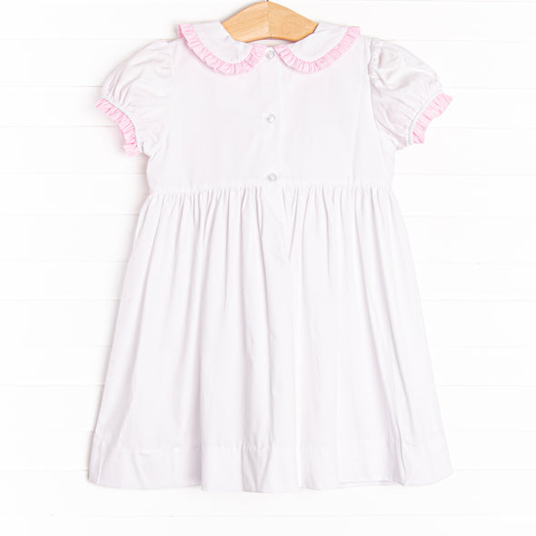 Poppy Cottontail Smocked Dress, Pink