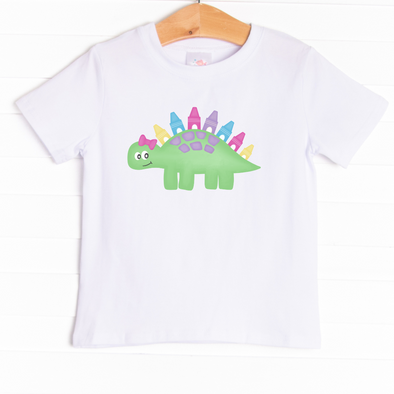 Doodling Dino Girl Graphic Tee