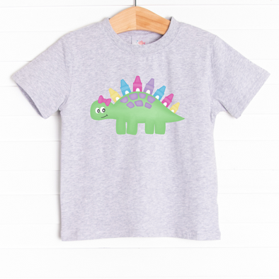 Doodling Dino Girl Graphic Tee