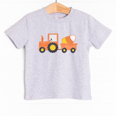 Candy Corn Tractor Graphic Tee