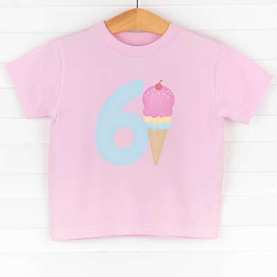 6th Birthday Treat, Girl Graphic Tee