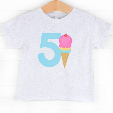 5th Birthday Treat, Girl Graphic Tee