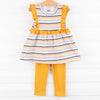 Morgan Tunic Set, Yellow Stripe