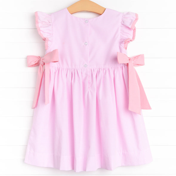 Birthday Girl Smocked Dress, Pink