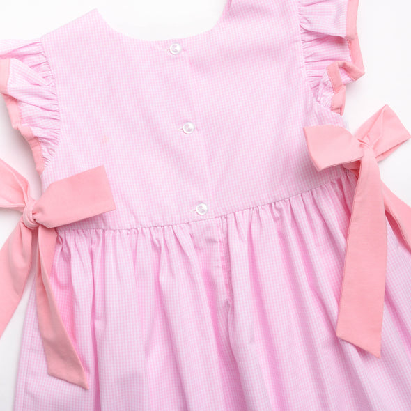 Birthday Girl Smocked Dress, Pink